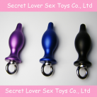 Анальная пробка. Нержавеюшая сталь. С выдвижным кольцом. photo 2