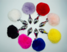 Анальная пробка с хвостом foxtail butt plug, 8 типов photo 1