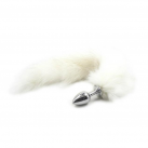 Анальная пробка. Металл. С хвостом. photo 1