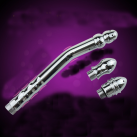 Анальная клизма. Металл. 3 насадки. photo 2