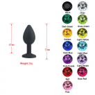 Анальная пробка. Силикон. 100 шт. photo 3
