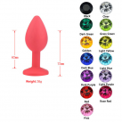 Анальная пробка. Силикон. 100 шт. photo 1