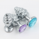 Набор анальных пробок ребристых разного размера photo 5