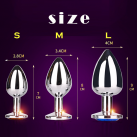 Набор гладких анальных пробок разного размера photo 2