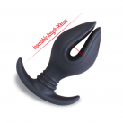 Анальный расширитель. Силикон. Черный. photo 5