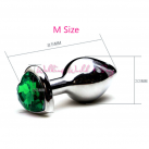 Анальная пробка из нержавеющей стали в форме сердца S/M/L  photo 6