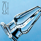 Стеклянная анальная пробка Sharp Pyrex photo 2