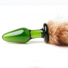 Анальная пробка. Стекло. С хвостом. photo 5