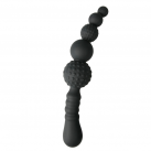 Черные силиконовые анальные бусы, водонепроницаемые photo 4