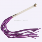 Многофункциональный анальный плагин - кожанный мини кнут, 16 см photo 5