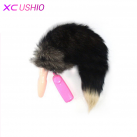 Анальная пробка с хвостом и вибрацией photo 1