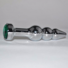 Пробка с анальными шариками из нержавеющей стали photo 4