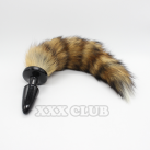 Анальная пробка. Нержавеющая сталь. С хвостом кота. photo 2