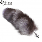 Анальная пробка. Нержавеющая сталь. С хвостом. photo 2