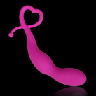 Розовый силиконовый анальный плагин photo 2