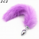 Анальная пробка. Нержавеющая сталь. С хвостом. photo 2