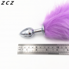 Анальная пробка. Нержавеющая сталь. С хвостом. photo 4