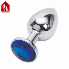 Анальная пробка с кристалом Davidsource, размер 74 мм  photo 5