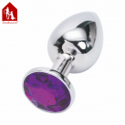 Анальная пробка с кристалом Davidsource, размер 74 мм  photo 4