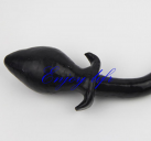 Силиконовая анальная пробка с хвостом photo 4