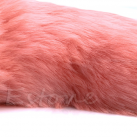 Анальная пробка с розовым хвостом - 35 СМ  photo 5