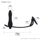Массажер простаты. С вибратором. 10 режимов. С кольцом. photo 4