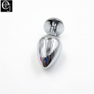 Анальная пробка. Нержавеющая сталь. 8 см. photo 6