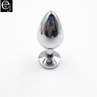 Анальная пробка. Нержавеющая сталь. 8 см. photo 5