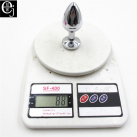 Анальная пробка. Нержавеющая сталь. 8 см. photo 1