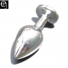 Анальная пробка. Нержавеющая сталь. 8 см. photo 4