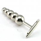 Анальная пробка с шариками из нержавеющей стали photo 2