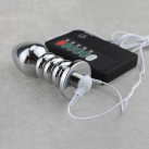 Электростимулятор с анальной пробкой. Металл. photo 2