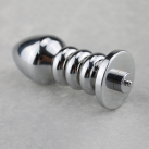 Электростимулятор с анальной пробкой. Металл. photo 5