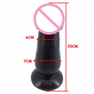 Супер большая анальная пробка из силикона, 20 см photo 1