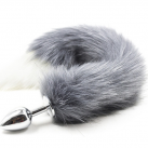 Анальная пробка. Металл. С хвостом. photo 1