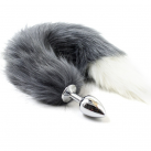 Анальная пробка. Металл. С хвостом. photo 2