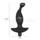 Силиконовая анальная пробка с вибрацией photo 3