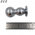 Анальный стимулятор из нержавеющей стали ZCZ  photo 3