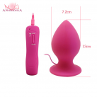 Силиконовый Анальный Вибратор Butt Plug  photo 3