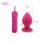 Силиконовый Анальный Вибратор Butt Plug  photo 4