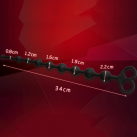 Черные анальные шарики photo 6