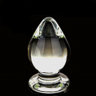 Стеклянная анальная пробка 11,5х6,7 см photo 2