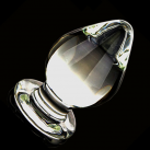 Стеклянная анальная пробка 11,5х6,7 см photo 1