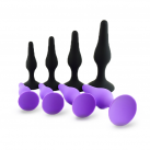 Анальный силиконовый фаллоимитатор 4 шт photo 4