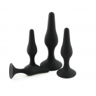 Анальный силиконовый фаллоимитатор 4 шт photo 5