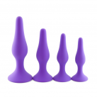 Анальный силиконовый фаллоимитатор 4 шт photo 3