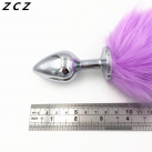 Анальная пробка. Нержавеющая сталь. Лисий хвост. photo 4