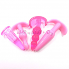 Комплект силиконовых анальных игрушек 4 шт. photo 3