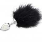 Анальная пробка. Металл. С хвостом кролика. photo 4