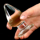 Большая стеклянная анальная пробка  photo 5